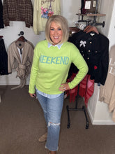 Weekend Sweater in Lime (REG)