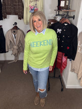 Weekend Sweater in Lime (REG)