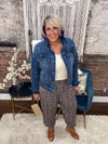 The High Rise Leopard Print Pants