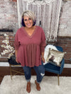 Marsala Long Sleeved Tunic