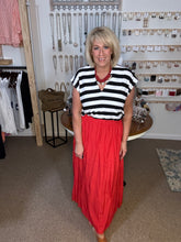 Cassini Maxi Skirt in Red (REG)