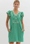 There She Goes Striped Dress (REG)