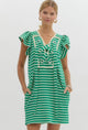 There She Goes Striped Dress (REG)