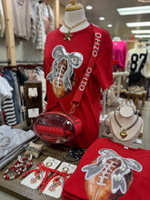 Football Bow Sequin Short Sleeve T-Shirt (REG/PLUS)