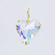 Iridescent Heart Charm
