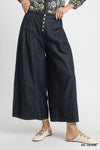 Button Front Culotte Pants (REG)