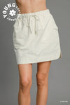 Parachute Mini Skort in Cream (REG)