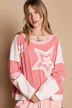 Perfect Star Patch Top in Blush (REG)