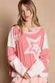 Perfect Star Patch Top in Blush (REG)