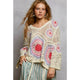 Medallion Motif Crochet Top (REG)