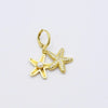 Starfish and Pearl Charm