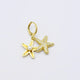 Starfish and Pearl Charm