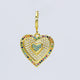 Rainbow Heart Charm