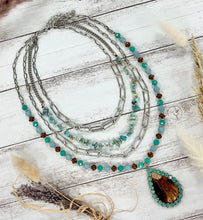 Turquoise Moment Three Strand Necklace
