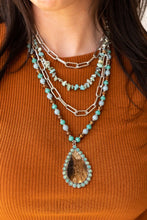 Turquoise Moment Three Strand Necklace