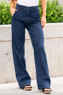 High Waist Wide Leg Trouser - Curvy JB82471