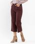 The Ox Blood Tummy Control Crop Jeans