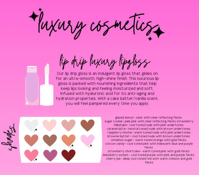 TMLL Lip Drip Luxury Gloss