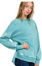 The Perfect Basic Crewneck in LT Teal