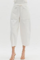 Trinity Cropped Pants in Off White (REG)