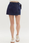 Belted Denim Skort (REG)