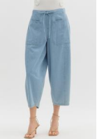 Trinity Cropped Pants in Light Blue (REG)