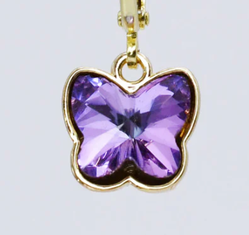 Purple Butterfly Charm