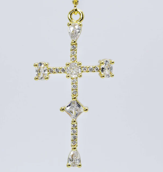 Big Dainty Cross Charm
