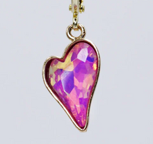 Magenta Heart Charm