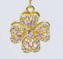 Pink Clover Charm
