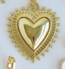 Spiky Heart Charm
