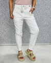 White Hi-Rise Judy Blue Joggers JB88812
