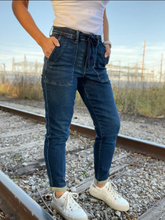 Dark Blue Hi-Rise Judy Blue Joggers JB88740