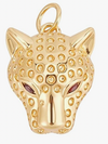18K Gold Plated Leopard Charms