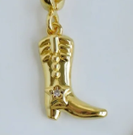 Cowgirl Boot Charm