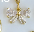 Crystal Bow Charm