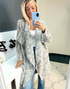 Heathered Open Front Cardigan (REG/PLUS)