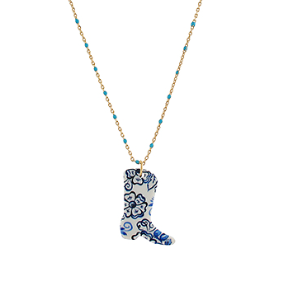 Western Boot Necklace