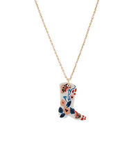 Western Boot Necklace