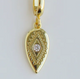 Teardrop Evil Eye Charm
