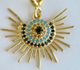 Aztec Sun Charm