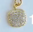 Sparkle Square Charm
