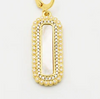 Large Pearl Bar Charm