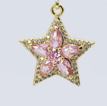 Pink Star Charm