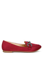 Fembot Horsebit Loafers Burgundy