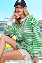 Apple Green Striped Top (REG)