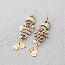 Shell Tassel Fish Earrings