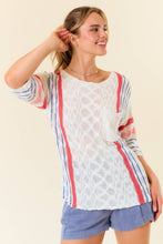 Summer Stripes Pocket Sweater (REG)