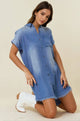 Tencel Shirt Mini Dress (REG)