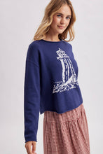Cozy Lighthouse Graphic Sweater (REG)